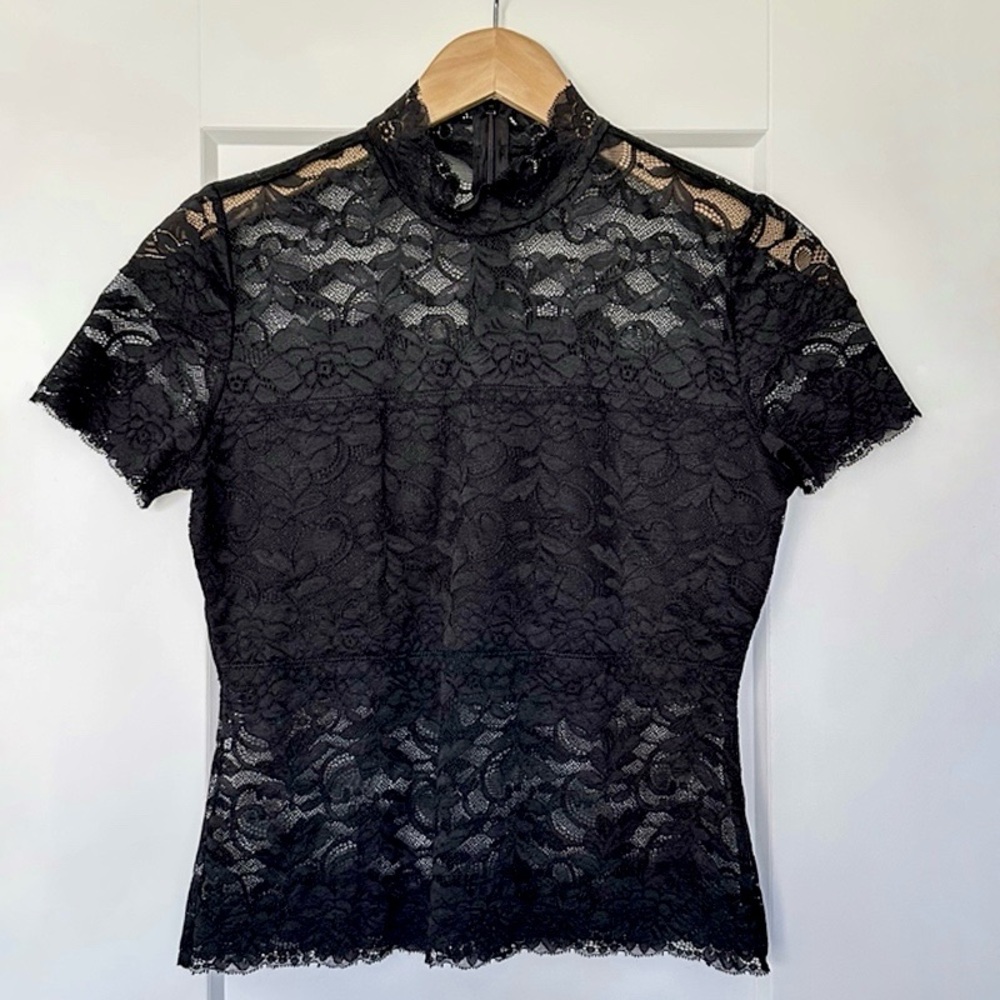 Guess Lace Short-Sleeved Shirt